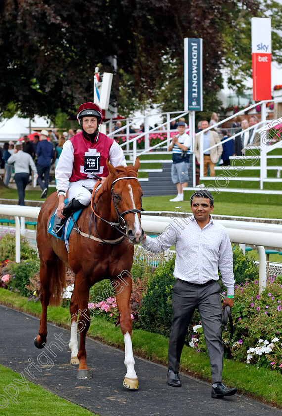 Zoulu-Chief-0005 
 ZOULU CHIEF (Gina Mangan) wins The Sky Bet Nursery
York 23 Aug 2023 - Pic Steven Cargill / Racingfotos.com