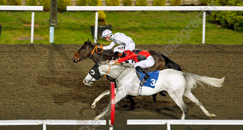 Epsom-Faithfull-0004 
 EPSOM FAITHFULL (farside, David Egan) beats SILVER SAMURAI (nearside) in The Unibet 3 Uniboosts A Day Handicap
Kempton 2 Mar 2022 - Pic Steven Cargill / Racingfotos.com