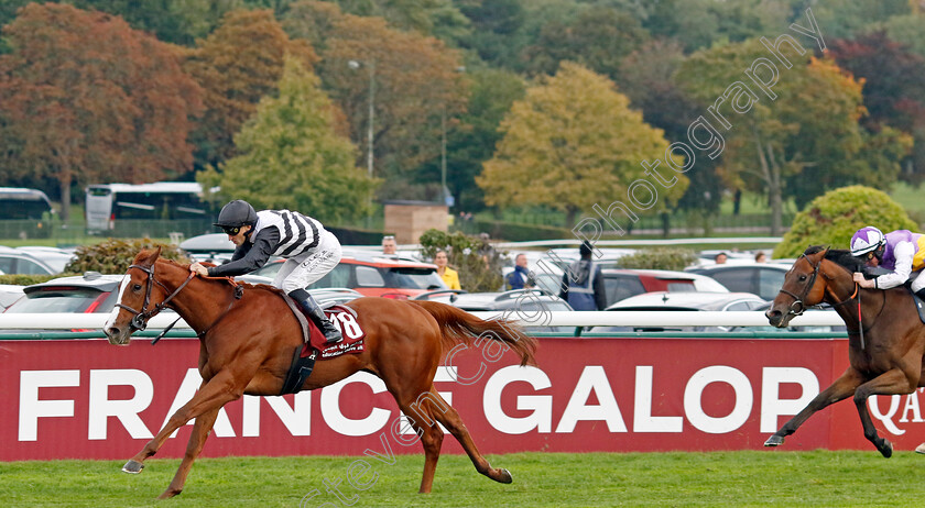 Ramatuelle-0005 
 RAMATUELLE (A Lemaitre) wins The Qatar Prix de la Foret 
Longchamp 6 Oct 2024 - Pic Steven Cargill / Racingfotos.com