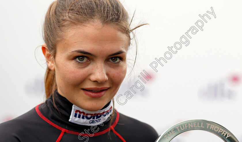 Megan-Nicholls-0006 
 MEGAN NICHOLLS wiiner of The Silk Series, Doncaster 14 Sep 2017 - Pic Steven Cargill / Racingfotos.com