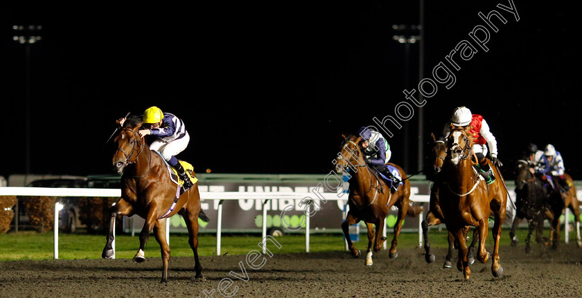 Happy-Banner-0004 
 HAPPY BANNER (Hector Crouch) wins The Unibet British Stallion Studs EBF Novice Stakes Div1 
Kempton 11 Dec 2024 - Pic Steven Cargill / Racingfotos.com