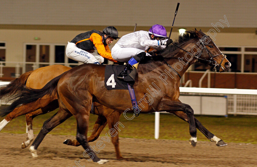 Show-Me-A-Sunset-0005 
 SHOW ME A SUNSET (Benoit de la Sayette) wins The CCR Novice Stakes
Chelmsford 22 Jan 2021 - Pic Steven Cargill / Racingfotos.com