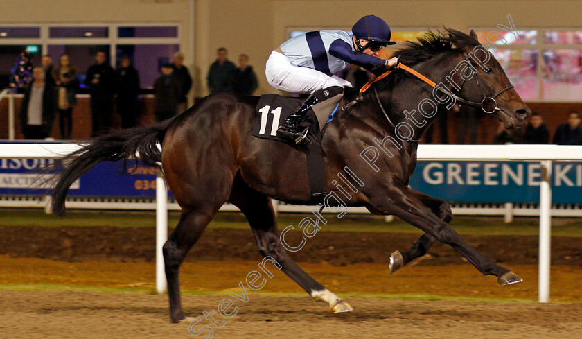 Bowerman-0005 
 BOWERMAN (Jack Mitchell) wins The Bet toteexacta At betfred.com Handicap Chelmsford 7 Dec 2017 - Pic Steven Cargill / Racingfotos.com