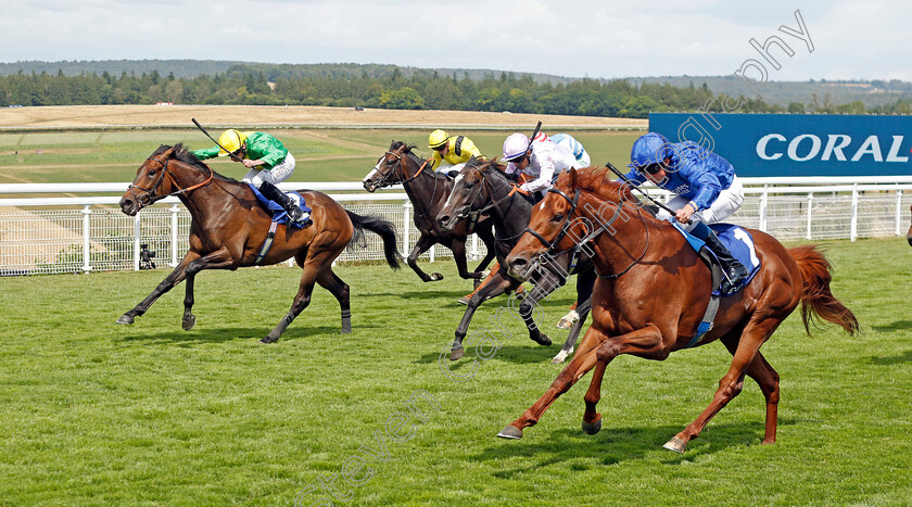 Secret-State-0003 
 SECRET STATE (right, William Buick) beats MAKSUD (left) in The Coral Beaten By A Length Free Bet Handicap
Goodwood 27 Jul 2022 - Pic Steven Cargill / Racingfotos.com