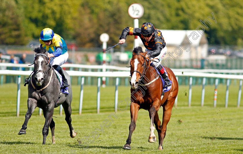 Rohaan-0008 
 ROHAAN (right, Shane Kelly) beats DRAGON SYMBOL (left) in The Casumo Bet10Get10 Sandy Lane Stakes
Haydock 22 May 2021 - Pic Steven Cargill / Racingfotos.com