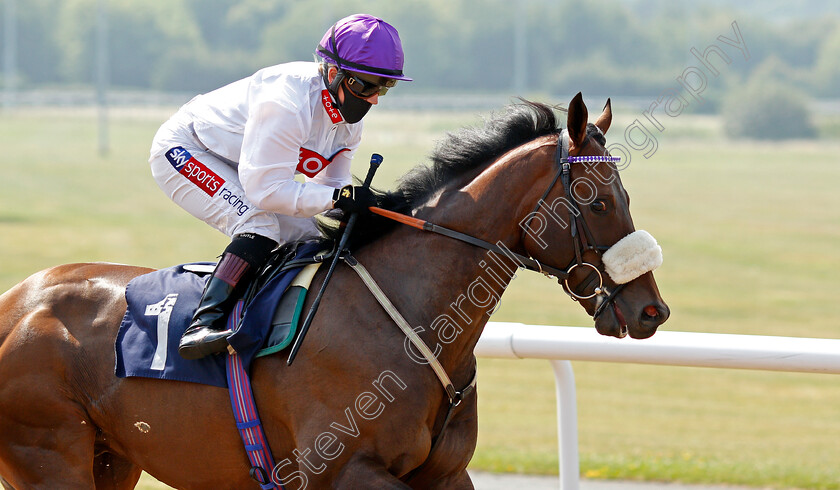 Igotatext-0001 
 IGOTATEXT (Hollie Doyle)
Wolverhampton 11 Aug 2020 - Pic Steven Cargill / Racingfotos.com