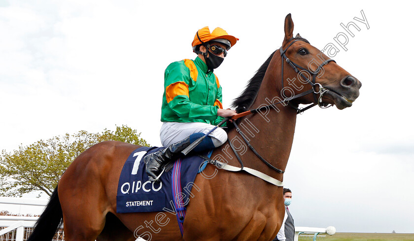 Statement-0001 
 STATEMENT (William Buick)
Newmarket 2 May 2021 - Pic Steven Cargill / Racingfotos.com