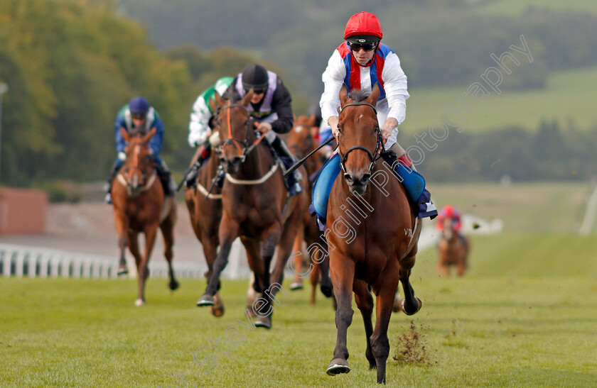 Sparte-Quercus-0003 
 SPARTE QUERCUS (Franny Norton) wins The Andrea And Martin Big Wedding Day Handicap Chepstow 6 Sep 2017 - Pic Steven Cargill / Racingfotos.com