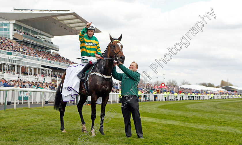 Jonbon-0008 
 JONBON (Aidan Coleman) wins The EFT Systems Maghull Novices Chase
Aintree 15 Apr 2023 - Pic Steven Cargill / Racingfotos.com