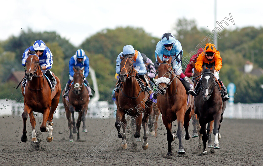 Round-Six-0004 
 ROUND SIX (2nd right, Oisin Murphy) beats AERION POWER (left) in The Unibet British Stallion Studs EBF Novice Stakes
Kempton 18 Aug 2020 - Pic Steven Cargill / Racingfotos.com