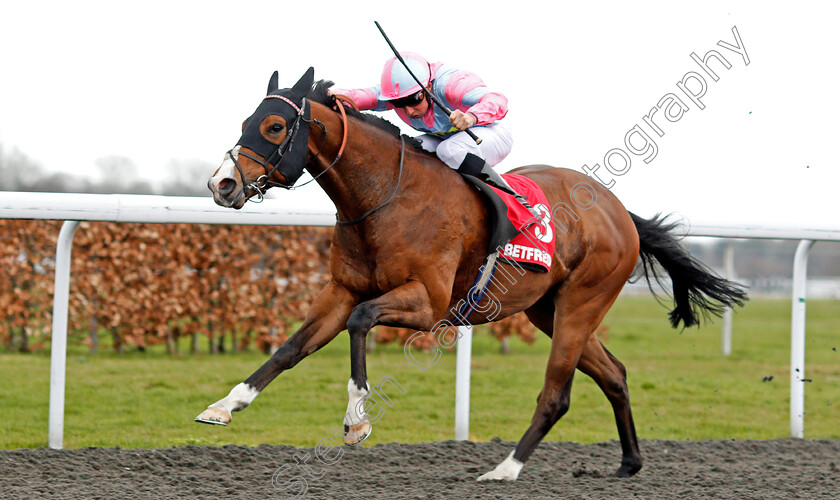 A-Momentofmadness-0005 
 A MOMENTOFMADNESS (William Buick) wins The Betfred Mobile Handicap Kempton 7 Apr 2018 - Pic Steven Cargill / Racingfotos.com