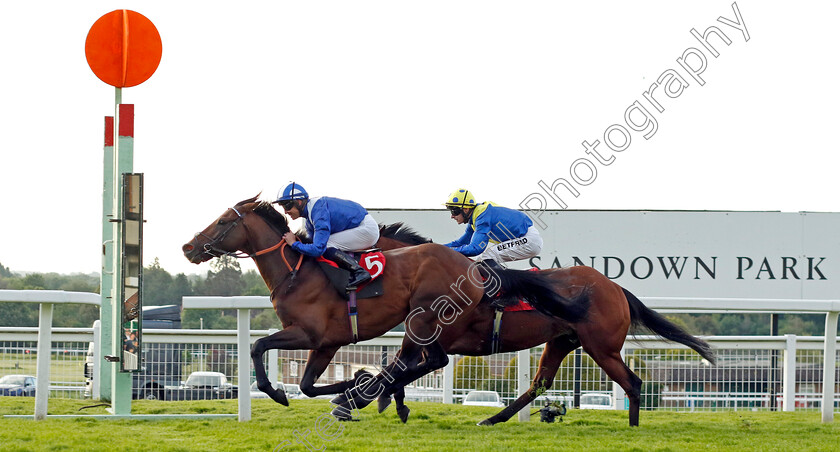 Hukum-0003 
 HUKUM (Jim Crowley) beats DESERT CROWN in The Racehorse Lotto Brigadier Gerard Stakes
Sandown 25 May 2023 - Pic Steven Cargill / Racingfotos.com