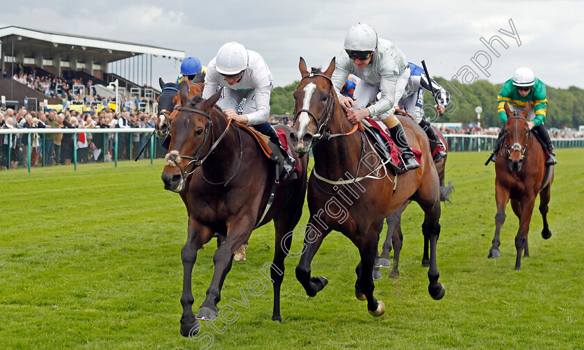 Valley-Forge-0004 
 VALLEY FORGE (left, David Probert) beats GOLDEN FLAME (right) in The Cazoo Hell Nook Handicap
Haydock 21 May 2022 - Pic Steven Cargill / Racingfotos.com