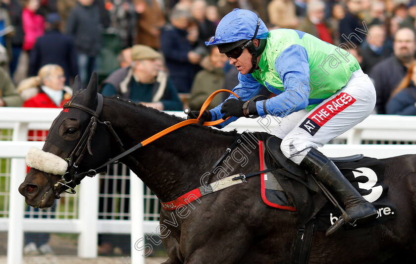 Canardier-0008 
 CANARDIER (Barry Geraghty) wins The Ballymore Novices Hurdle
Cheltenham 26 Oct 2018 - Pic Steven Cargill / Racingfotos.com