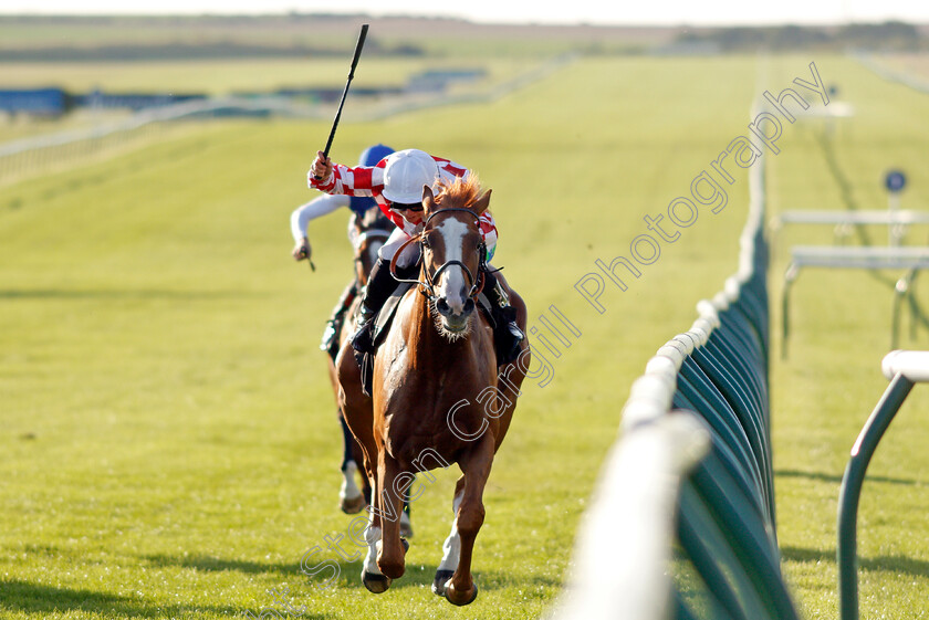 Rhebus-Road-0004 
 RHEBUS ROAD (Jane Elliott) wins The Newmarket Challenge Whip
Newmarket 23 Sep 2021 - Pic Steven Cargill / Racingfotos.com