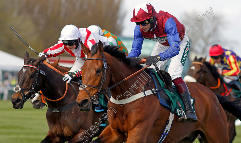 Famous-Clermont-0005 
 FAMOUS CLERMONT (William Biddick) wins The Randox Foxhunters Chase
Aintree 13 Apr 2023 - Pic Steven Cargill / Racingfotos.com