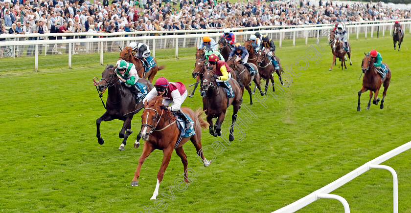 Zoulu-Chief-0004 
 ZOULU CHIEF (Gina Mangan) wins The Sky Bet Nursery
York 23 Aug 2023 - Pic Steven Cargill / Racingfotos.com