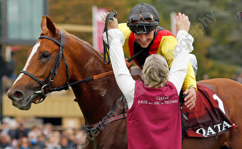 Torquator-Tasso-0023 
 TORQUATOR TASSO (Rene Piechulek) after The Qatar Prix de l'Arc de Triomphe
Longchamp 3 Oct 2021 - Pic Steven Cargill / Racingfotos.com