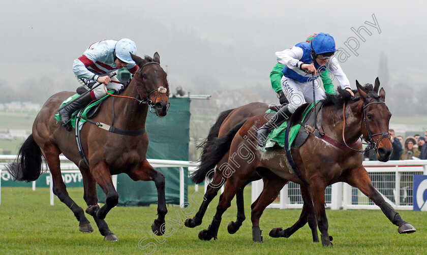 Cepage-0003 
 CEPAGE (Charlie Deutsch) beats LALOR (left) in The Paddy Power 45 Sleeps To Cheltenham Trophy Handicap Chase
Cheltenham 25 Jan 2020 - Pic Steven Cargill / Racingfotos.com