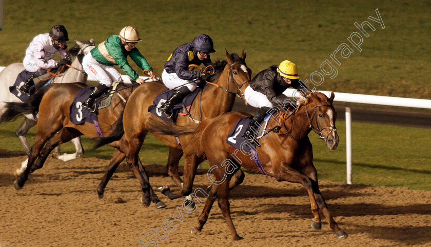 Amniarix-0001 
 AMNIARIX (Richard Kingscote) wins The Get Your Ladbrokes Daily Odds Boost Fillies Stakes
Wolverhampton 4 Jan 2021 - Pic Steven Cargill / Racingfotos.com