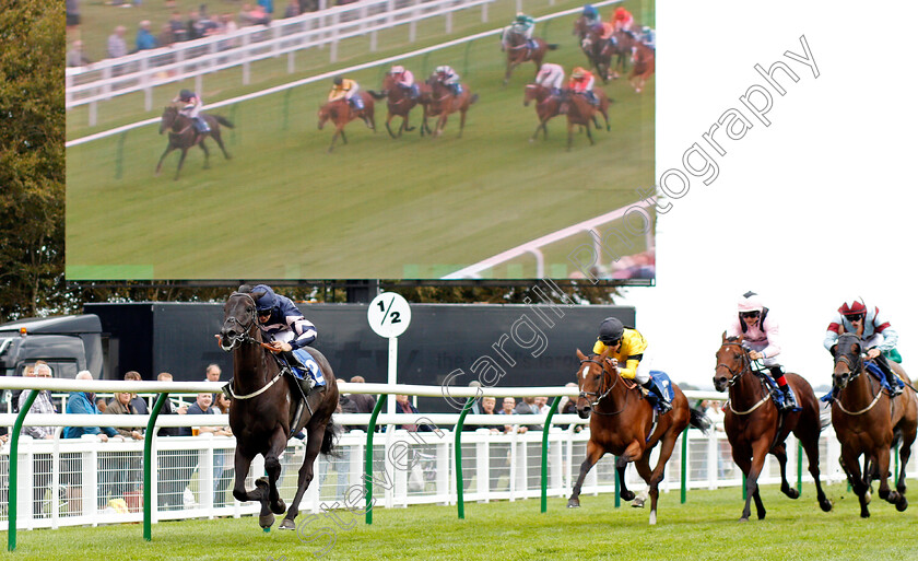 Thechildren strust-0002 
 THECHILDREN'STRUST (Rhys Clutterbuck) wins The Shadwell Racing Excellence Apprentice Handicap
Salisbury 5 Sep 2019 - Pic Steven Cargill / Racingfotos.com