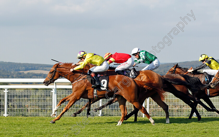 Sea-Sylph-0005 
 SEA SYLPH (Adam Farragher) wins The In Memory Of Gladys And Ronald Baldwin Fillies Handicap
Goodwood 22 Sep 2021 - Pic Steven Cargill / Racingfotos.com