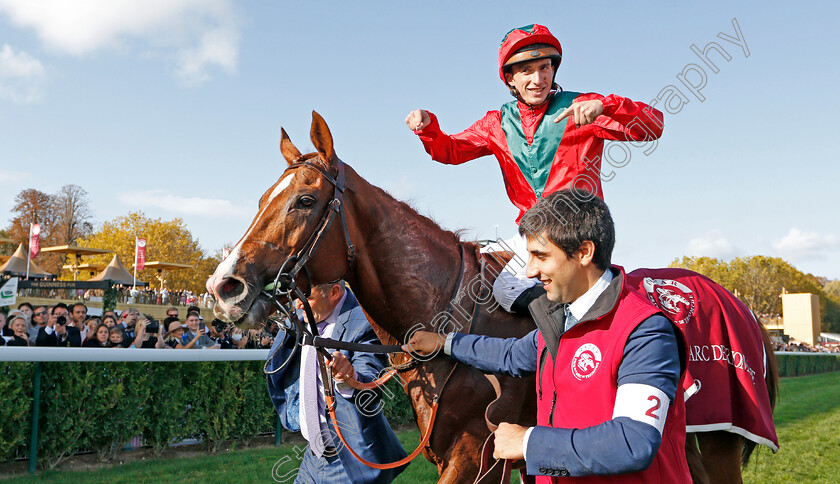 Waldgeist-0013 
 WALDGEIST (P C Boudot) after The Qatar Prix de l'arc de Triomphe
Longchamp 6 Oct 2019 - Pic Steven Cargill / Racingfotos.com