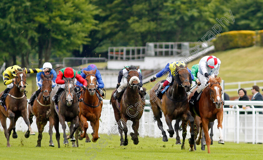 Lawful-Command-0002 
 LAWFUL COMMAND (right, Louis Steward) beats SPINAROUND (2nd right) in The Goodwood Racecourse Patrons Handicap
Goodwood 20 May 2022 - Pic Steven Cargill / Racingfotos.com