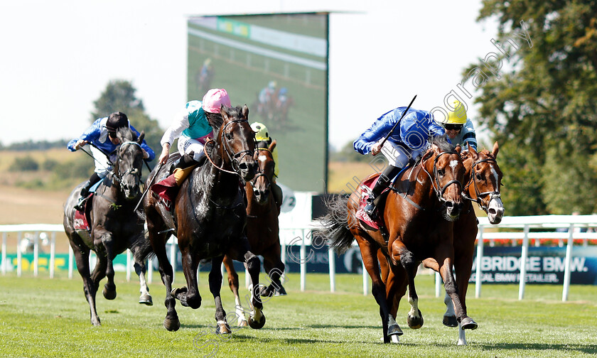 Best-Solution-0003 
 BEST SOLUTION (centre, Pat Cosgrave) beats MIRAGE DANCER (left) and DURETTO (right) in The Princess Of Wales's Arqana Racing Club Stakes
Newmarket 12 Jul 2018 - Pic Steven Cargill / Racingfotos.com