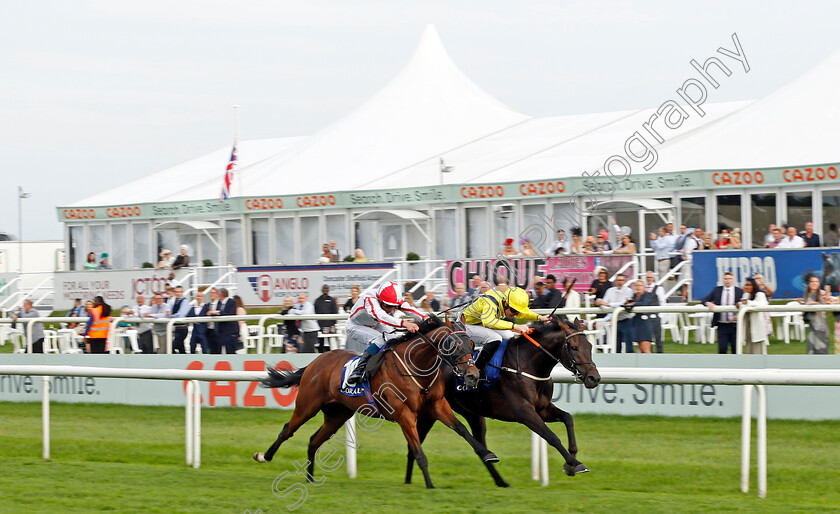 Going-Gone-0004 
 GOING GONE (farside, Pat Cosgrave) beats HMS PRESIDENT (nearside) in The Coral Mallard Handicap
Doncaster 11 Sep 2022 - Pic Steven Cargill / Racingfotos.com