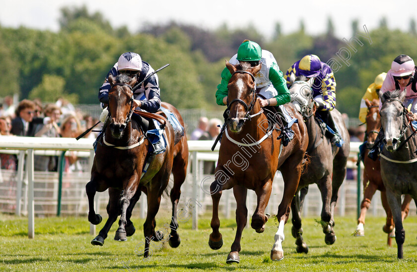 Tareekh-0005 
 TAREEKH (centre, Jack Mitchell) beats VIEUX CARRE (left) in The SKF Rous Selling Stakes
York 11 Jun 2021 - Pic Steven Cargill / Racingfotos.com