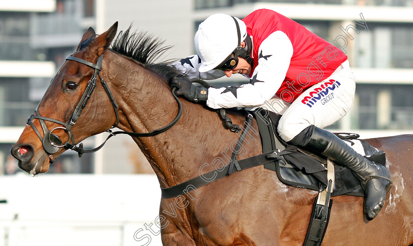 Bennys-King-0006 
 BENNYS KING (Harry Skelton) wins The Sir Peter O'Sullevan Memorial Handicap Chase
Newbury 30 Nov 2019 - Pic Steven Cargill / Racingfotos.com