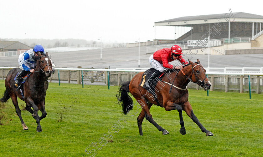 Ainsdale-0005 
 AINSDALE (Clifford Lee) beats ROPEY GUEST (left) in The Mansionbet Watch And Bet Conditions Stakes
Newmarket 30 Oct 2020 - Pic Steven Cargill / Racingfotos.com