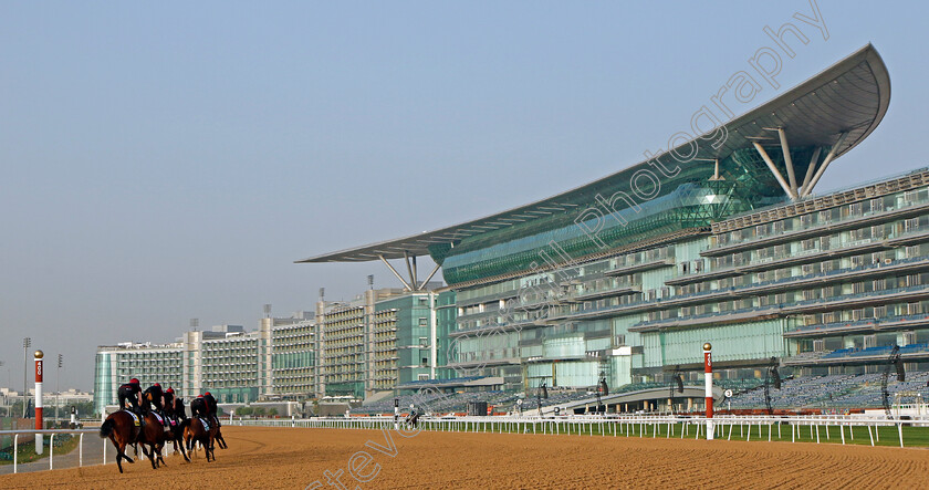 Aidan-O Brien-string-0001 
 Aidan O'Brien string training at the Dubai World Cup
Meydan Dubai 28 Mar 2024 - Pic Steven Cargill / Racingfotos.com