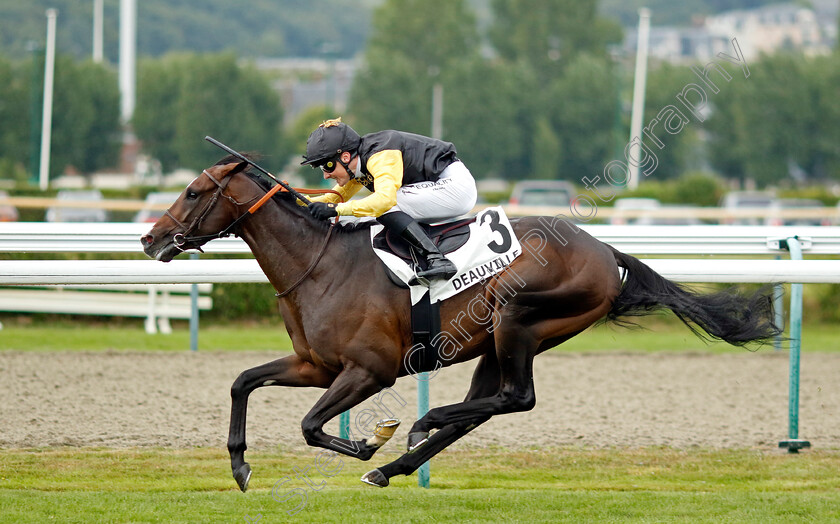 Columbus-0002 
 COLUMBUS (A Madamet) wins The Prix Michel Houyvet
Deauville 3 Aug 2024 - Pic Steven Cargill / Racingfotos.com