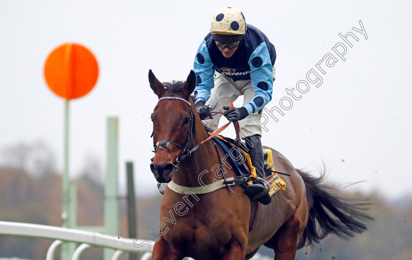 Edwardstone-0001 
 EDWARDSTONE (Tom Cannon) wins The Betfair Tingle Creek Chase
Sandown 3 Dec 2022 - Pic Steven Cargill / Racingfotos.com