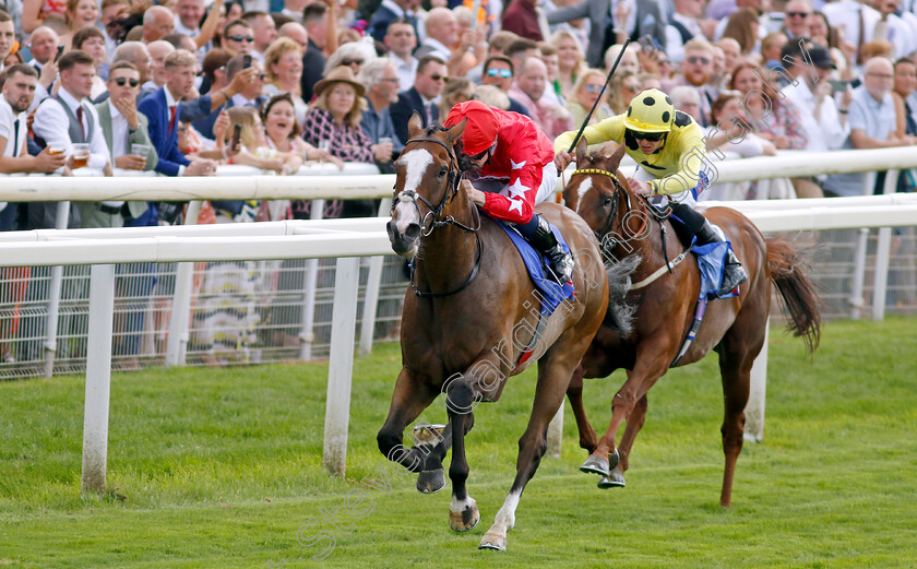 Spirit-Dancer-0004 
 SPIRIT DANCER (Oisin Orr) wins The Sky Bet & Symphony Group Strensall Stakes
York 26 Aug 2023 - Pic Steven Cargill / Racingfotos.com