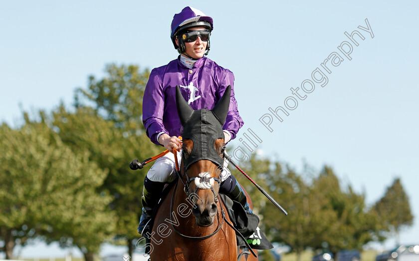 Hello-You-0009 
 HELLO YOU (Rossa Ryan) after The Unibet Rockfel Stakes
Newmarket 24 Sep 2021 - Pic Steven Cargill / Racingfotos.com