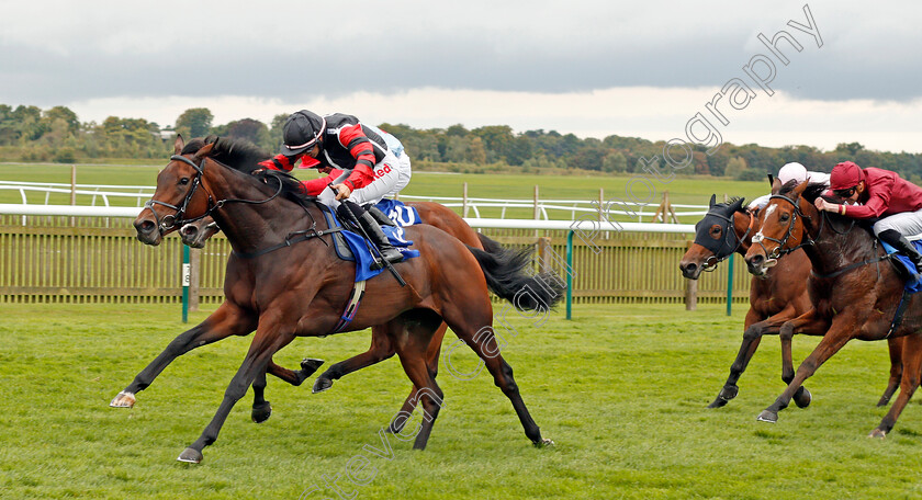 Apphia-0003 
 APPHIA (Josephine Gordon) wins The Princess Royal Nayef Stakes Newmarket 29 Sep 2017 - Pic Steven Cargill / Racingfotos.com