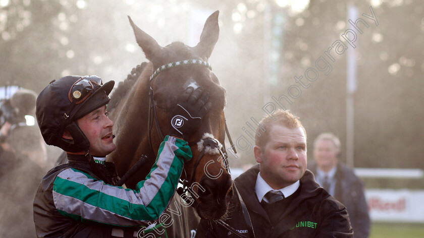 Altior-0007 
 ALTIOR (Nico De Boinville) after The Unibet Desert Orchid Chase
Kempton 27 Dec 2018 - Pic Steven Cargill / Racingfotos.com