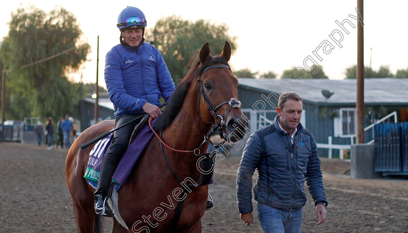 Old-Persian-0001 
 OLD PERSIAN training for the Breeders' Cup Turf with Charlie Appleby
Santa Anita USA 30 Oct 2019 - Pic Steven Cargill / Racingfotos.com