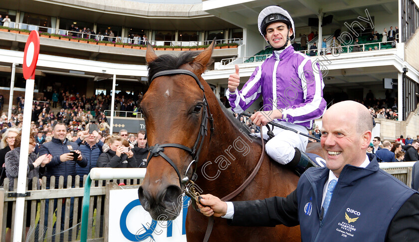 Magna-Grecia-0012 
 MAGNA GRECIA (Donnacha O'Brien) after The Qipco 2000 Guineas
Newmarket 4 May 2019 - Pic Steven Cargill / Racingfotos.com