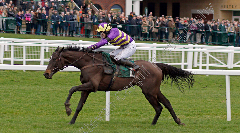 Agrapart-0002 
 AGRAPART (Lizzie Kelly) wins The galliardhomes.com Cleeve Hurdle Cheltenham 27 Jan 2018 - Pic Steven Cargill / Racingfotos.com