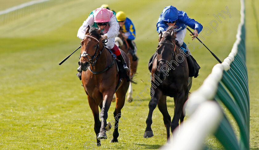 Purser-0005 
 PURSER (left, Frankie Dettori) beats SYMBOLIZATION (right) in The British EBF bet365 Conditions Stakes Newmarket 17 Apr 2018 - Pic Steven Cargill / Racingfotos.com