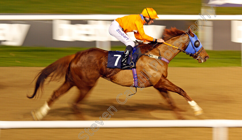 Krystallite-0001 
 KRYSTALLITE (Tom Eaves) wins The Betway Sprint Handicap Wolverhampton 15 Jan 2018 - Pic Steven Cargill / Racingfotos.com