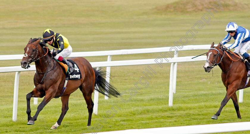 Blue-De-Vega-0003 
 BLUE DE VEGA (Oisin Murphy) wins The Heed Your Hunch At Betway Handicap
Sandown 23 Aug 2020 - Pic Steven Cargill / Racingfotos.com