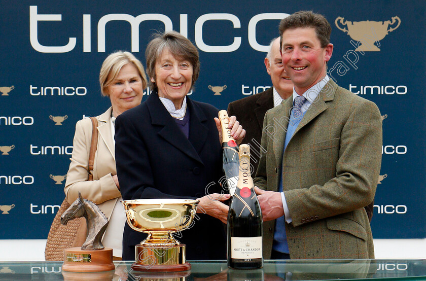 Barel-Of-Laughs-0013 
 Presentation for The Timico Mixed Open Gold Cup Final Hunters Chase Cheltenham 4 May 2018 - Pic Steven Cargill / Racingfotos.com