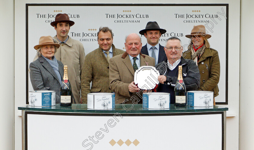 Duke-Street-0008 
 Presentation for The Two Farmers Crisps Handicap Hurdle won by DUKE STREET
Cheltenham 25 Oct 2019 - Pic Steven Cargill / Racingfotos.com