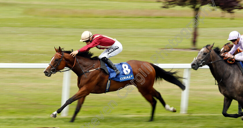 Kurious-0001 
 KURIOUS (Harry Bentley) wins The Coral Charge
Sandown 6 Jul 2019 - Pic Steven Cargill / Racingfotos.com