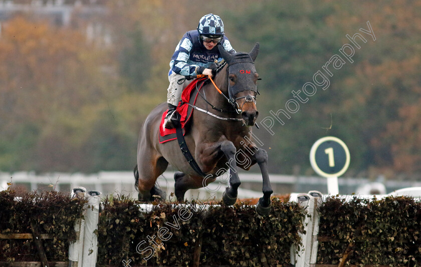 Booster-Bob-0002 
 BOOSTER BOB (Sean Bowen) wins The Betfair Claremont Novices Hurdle
Sandown 9 Dec 2023 - Pic Steven Cargill / Racingfotos.com